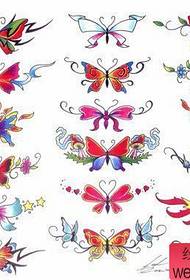 sumbanan sa kolor nga butterfly tattoo
