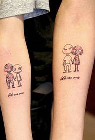 Witness Love Couple Tattoo