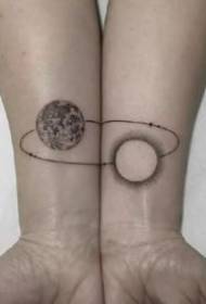 coppia, piccoli, tatuaggi, 9 fogli, adatti per coppiu, coppia, di, picculi ritratti tatuaggi