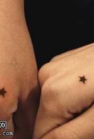 палець пара зірка татуювання візерунок