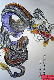 Manuskritt Shawl Dragon 59