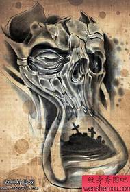 Tattoo sýning bar mælt með hauskúpu höfuðkúpa 文 文 文 文 文
