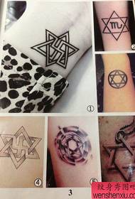 Tatuaże z sześcioma gwiazdkami