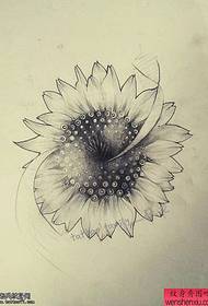 tatuu sunflower ṣiṣẹ nipasẹ nọmba tatuu Jẹ ki a pin