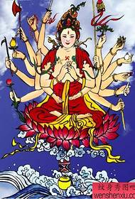문신 쇼 사진 추천 Avalokitesvara 문신 원고 패턴