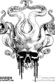 octopus Shantou tattoo foto wordt gedeeld door de tattoo show 116834- tattoo figuur raadde een cartoon konijn tattoo manuscript Works aan