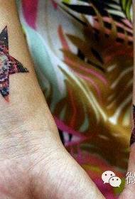 žvaigždžių tatuiruočių tatuiruočių rinkinys