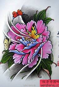 a group of peony tattoo material