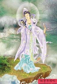 tattoo Guanyin ayaa shaqeeya