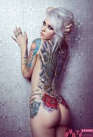 gambar tato personalitas ekstrem