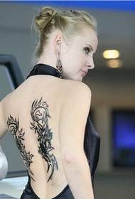 Verzaubert Schéinheet Totem Tattoo Muster Bild Bild