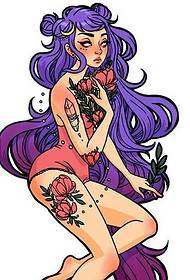 mai salo yarinya Tattoo art juna godiya
