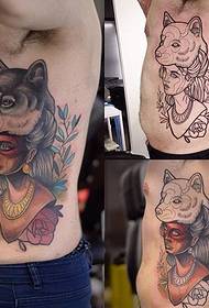 he kaha nga tauira tattoo tattoo wahine hou mai i te tattooist Lobonetto