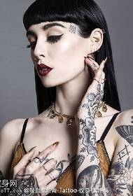 Corak Tattoo Kecantikan Gaya Eropah