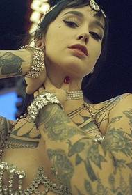 Europe and America sexy tattoo women appreciate