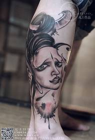 tatuaggio di bellezza senza lavoro
