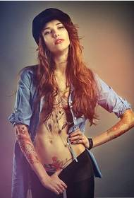 Immagini di tatuaggi sexy di moda bellezza europea e americana Immagini di Daquan