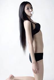 La migliore biancheria intima sexy tentazione glamour bellezza mostra bella immagine del corpo