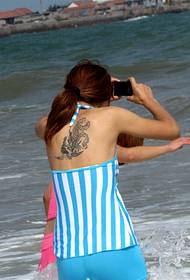sexy bikini beauty bikini beauty beauty back tattoo picture