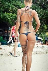 Tetovaža djevojka fotografija tetovaža uzorak