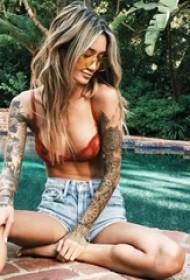 modello di tatuaggio bella parte bellezza