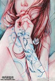 schizzo bellissimo modello di tatuaggio