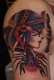 en gruppe eksotiske tatoveringer 118857 - skønheden i tatoveringspigen