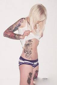 Immagini di tatuaggi sexy selvaggi di bellezza europei e americani
