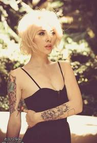 modello di tatuaggio di bellezza
