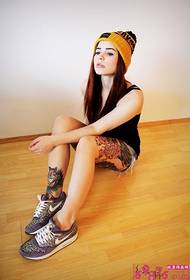 Tatouage de beauté européen et américain