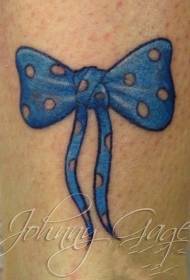 Lace Bow Τατουάζ κορίτσι γεμάτο μοτίβο τατουάζ τέχνης δαντέλα
