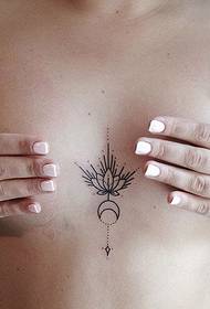 modello di tatuaggio dipinto a mano semplice preferito dalle ragazze del tatuatore Anya