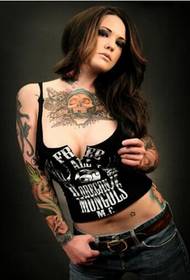 bella classica foto di bellezza straniera bella personalità foto tatuaggio