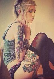 Beautiful personality tattoo picture