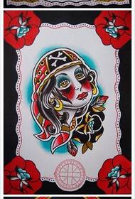 ევროპული სტილის სილამაზის მეზღვაური Tattoo tattoo model
