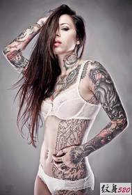 Tattoo djevojka interpretacija najmodernije mode