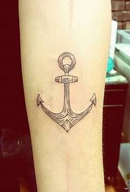 Arm line anchor anchor tattoo tattoo pattern