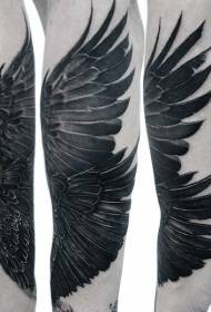 非常逼真的逼真的鷹臂紋身圖案