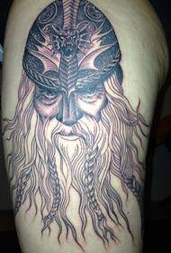 Setšoantšo sa tattoo sa Arm pirate avatar