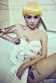 Tatuaggio di Beauty Queen, eroico, braccio, gamba