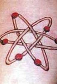 Uzorak boje tetovaža simbola ruke