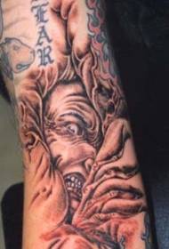 Татуировка рук демона
