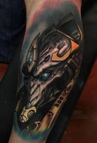 ຫົວຂໍ້ສັກສີ StarCraft ຂອງ Protoss Warrior Tattoo