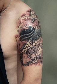 Arm sfeer koi tattoo patroon