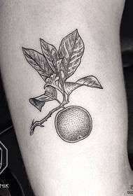 Armpunt, steeklijn, fruit tattoo tattoo patroon