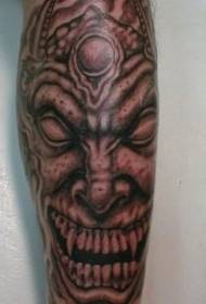 Modello di tatuaggio braccio demone mostro