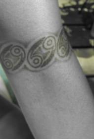 Arm digitale Kombination Armband Tattoo-Muster