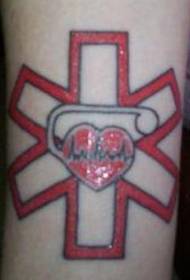 Симбол тетоваже симбола боје руке