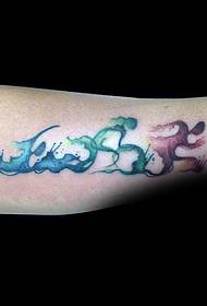 Arm tattoocolor olympic chizindikiro cha tattoo