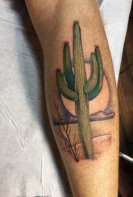 Pàtran tatù cactus fàsach dath gàirdean